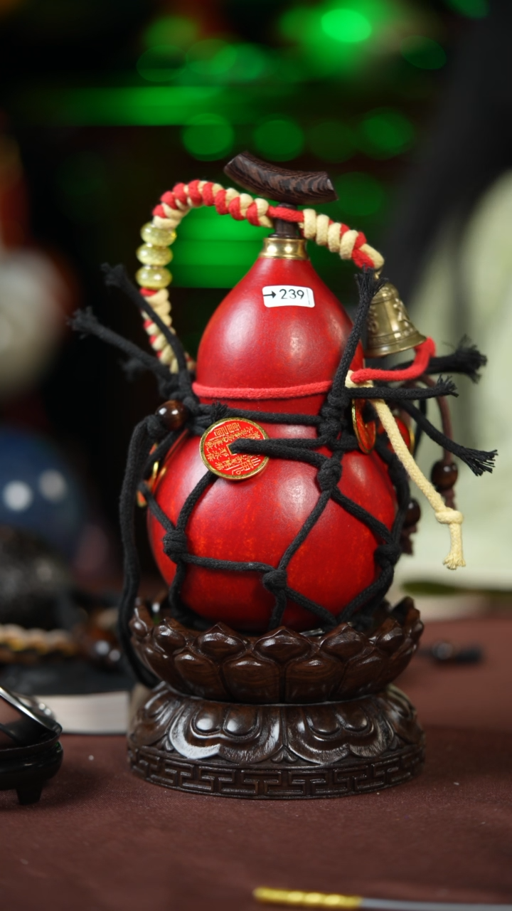 【闪购商品】239号400ml左右的非遗漆器酒葫芦