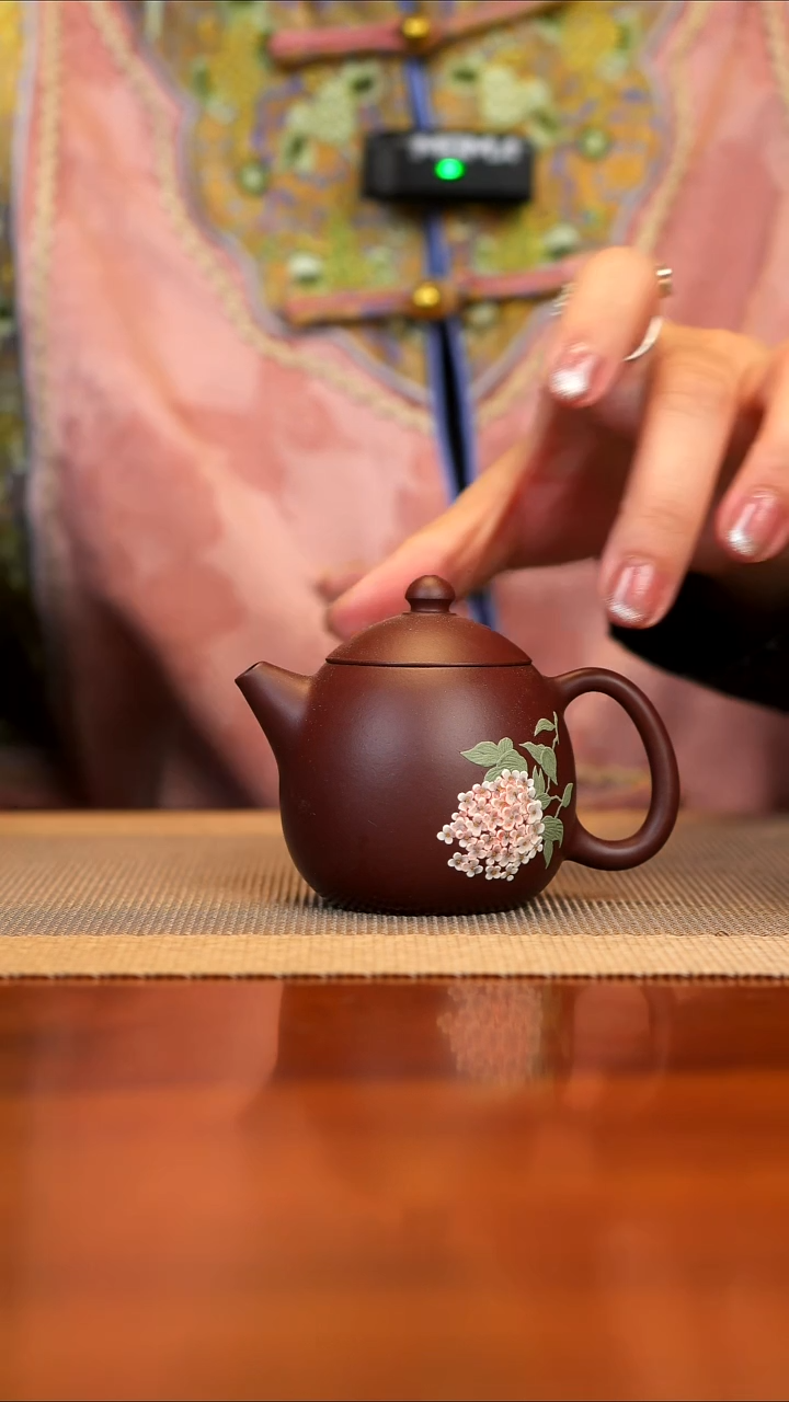 【闪购商品】紫砂茶壶紫朱泥小龙蛋壶100cc