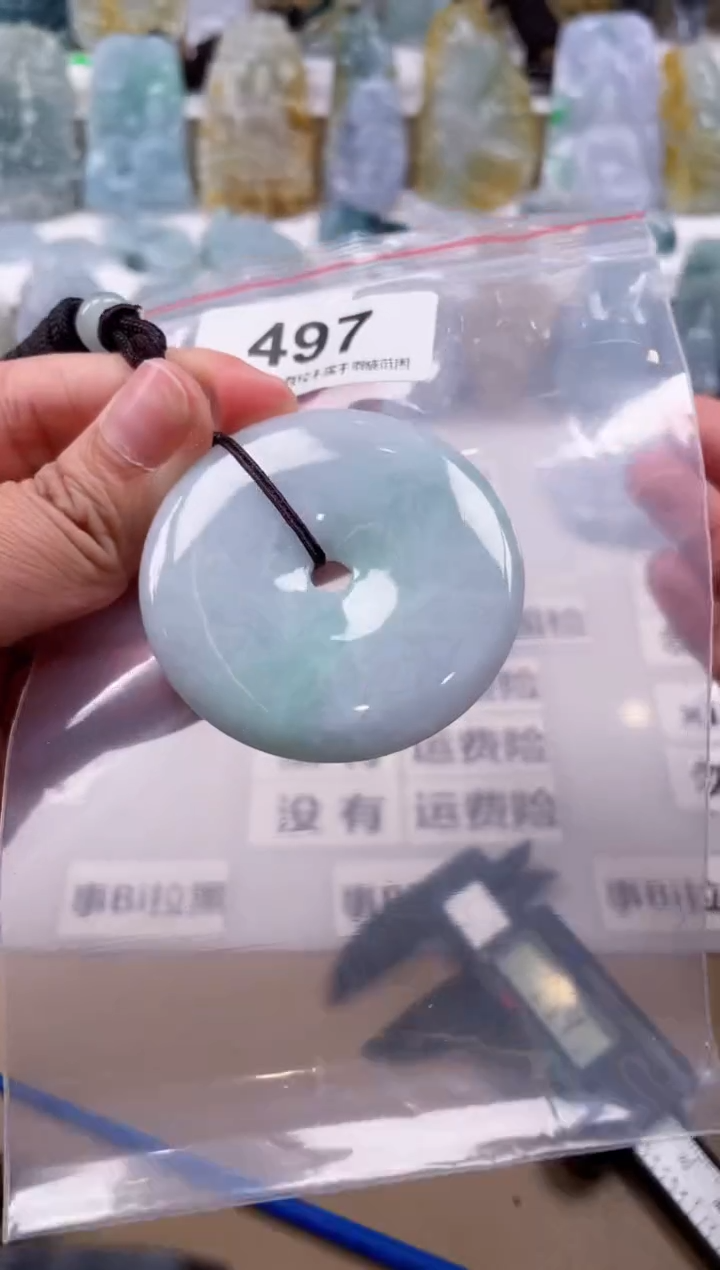 【闪购商品】翡翠颈饰未镶嵌天然缅甸A货翡翠497