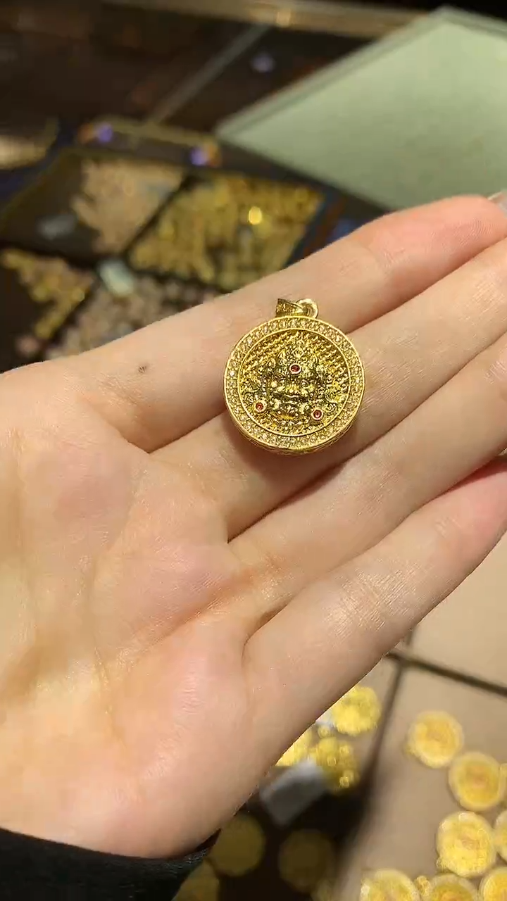 【闪购商品】18K金吊坠(不含链)黄财财吊坠