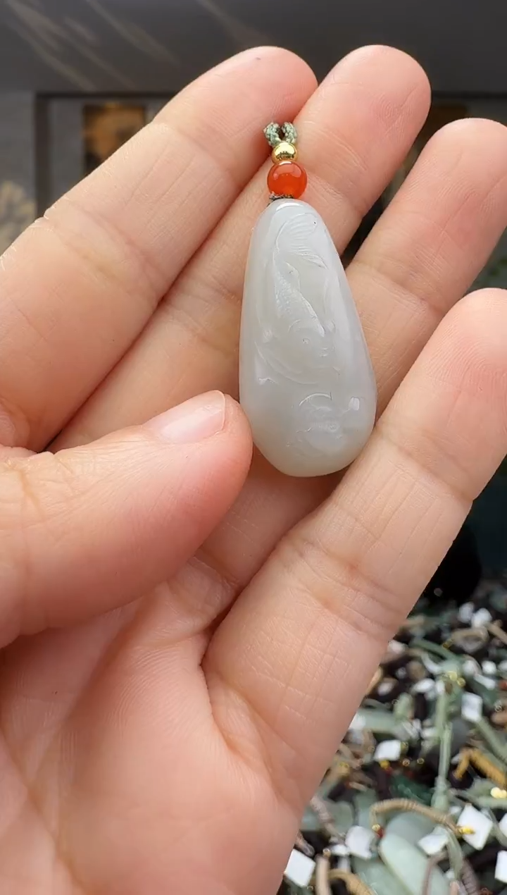 未镶嵌和田玉挂件拍一发一