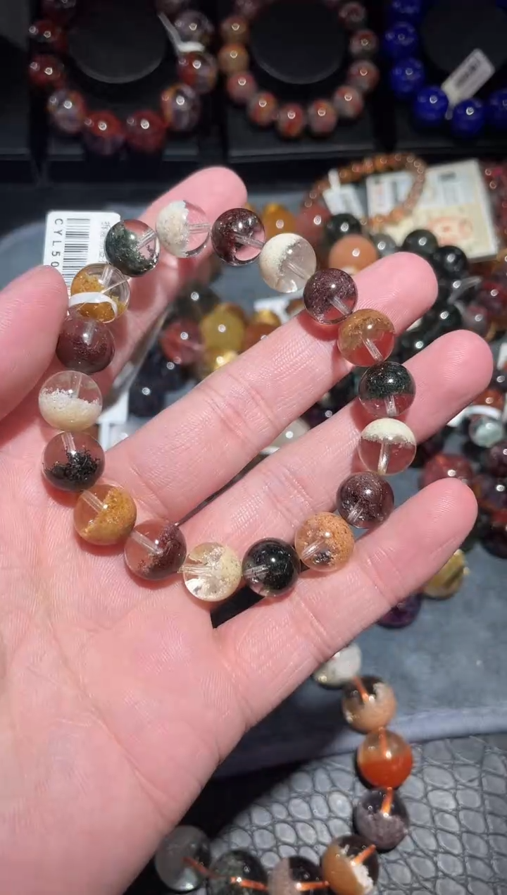 【闪购商品】水晶手链未镶嵌单圈四季幽灵A11（多样性发其一）