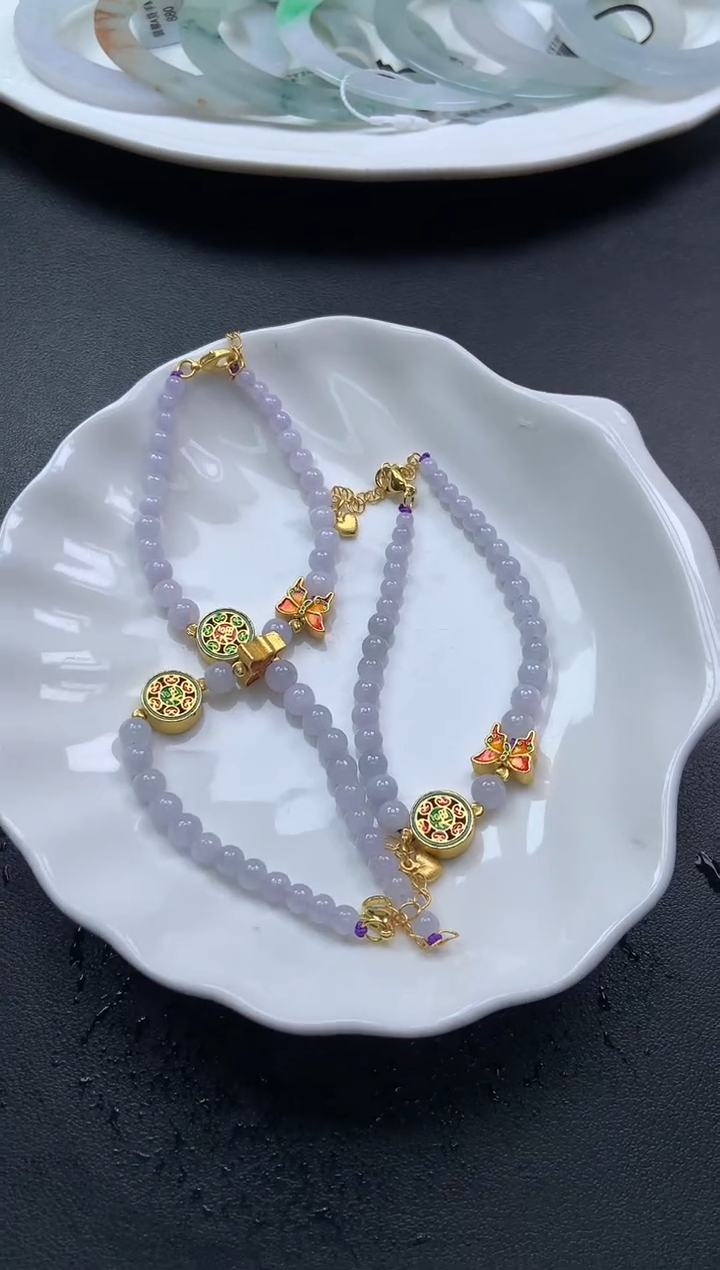 【闪购商品】翡翠手链未镶嵌「多样性发货一个」33575