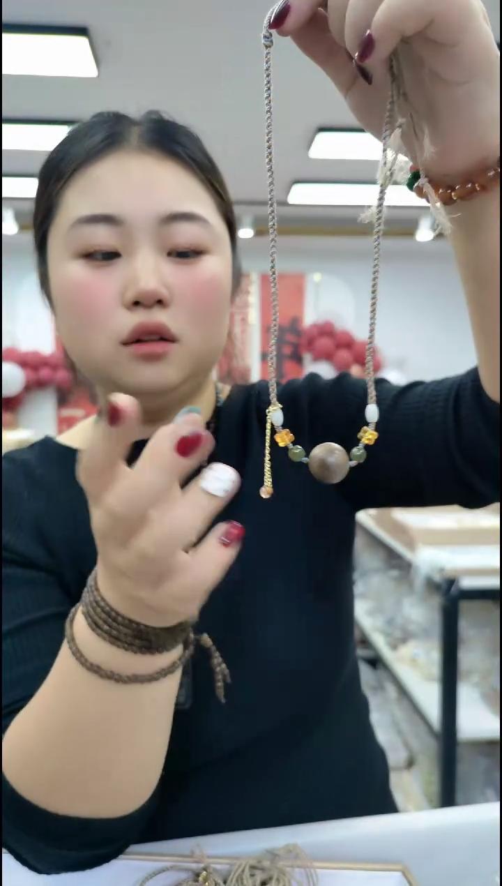 【闪购商品】楠木14107 白奇楠单珠绳链