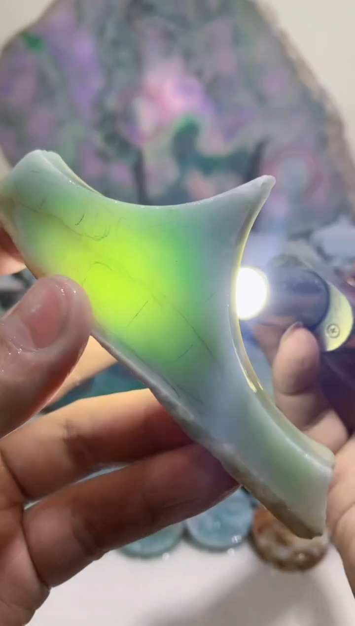 裸石翡翠0蒙0翡翠珠宝908