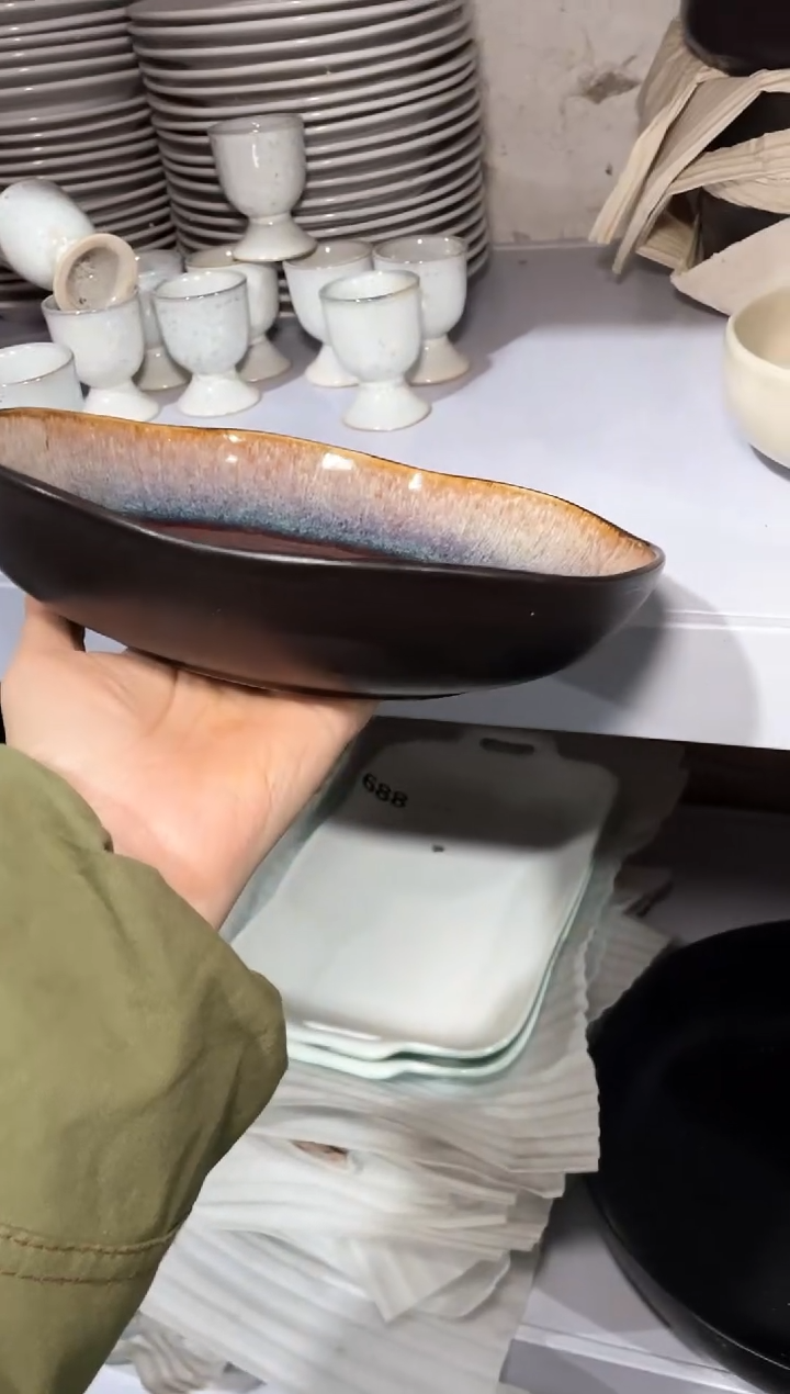 【闪购商品】碗微瑕（1件套）云梦深盘