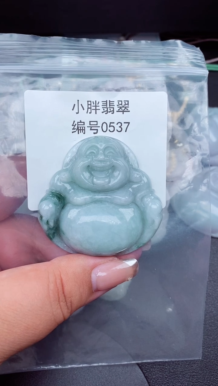 翡翠未镶嵌颈饰缅甸天然A货翡翠0537