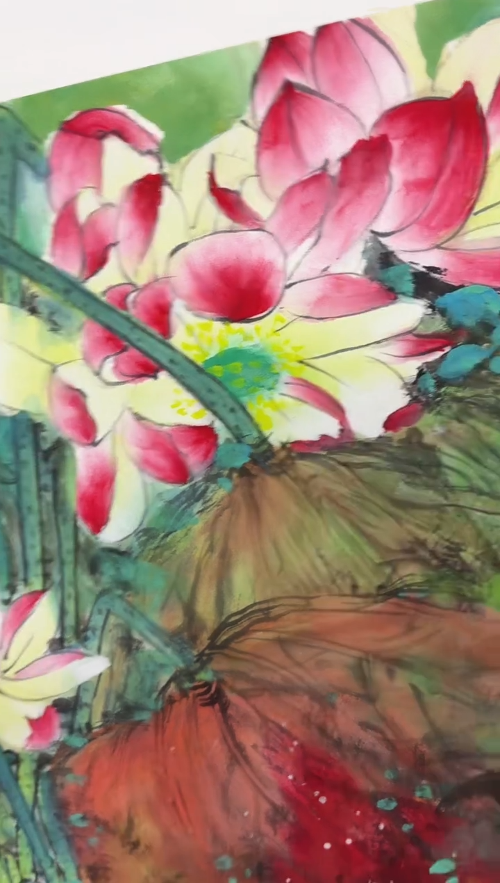 【闪购商品】国画孙桂国老师绘画作品，带合影证书14-14