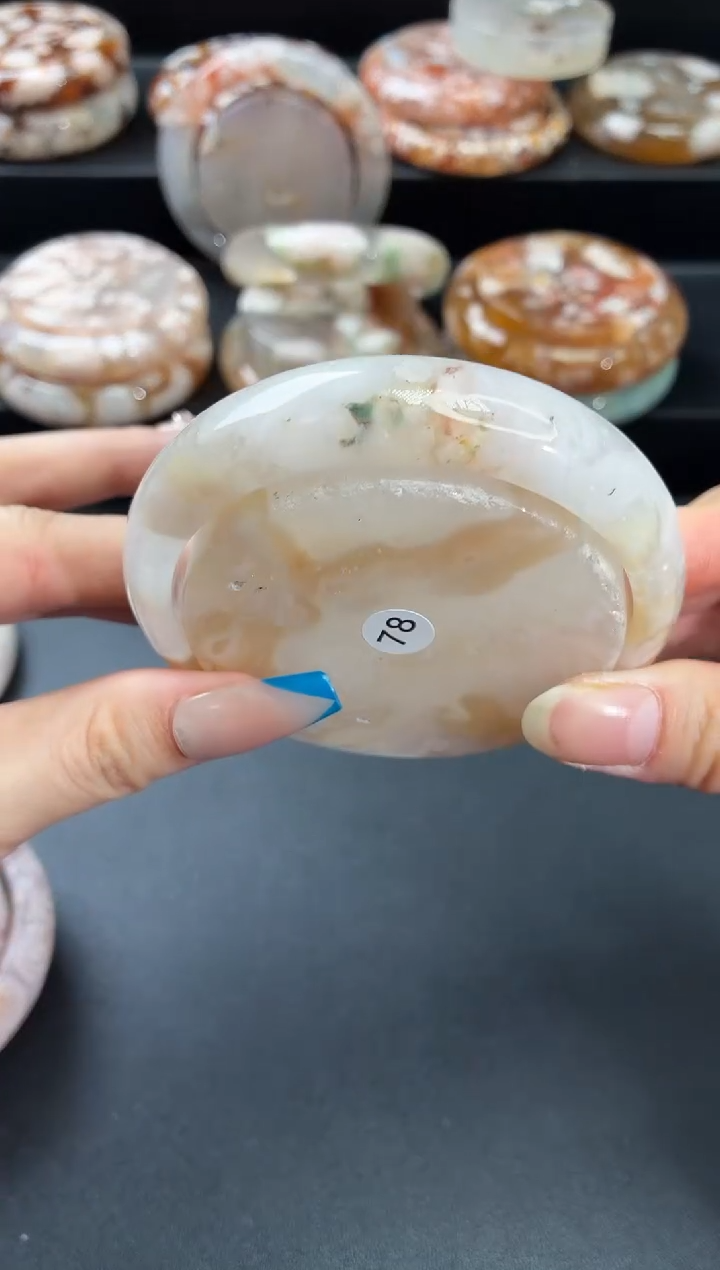 手镯玛瑙/玉髓未镶嵌石英质玉赠送镯心)63圈62/63带