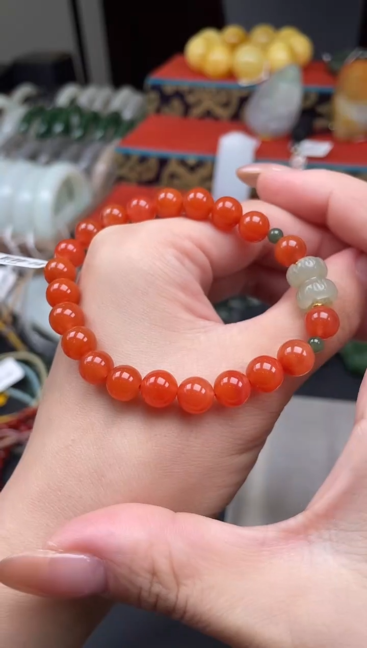 未镶嵌手串南红玛瑙手串XH046 