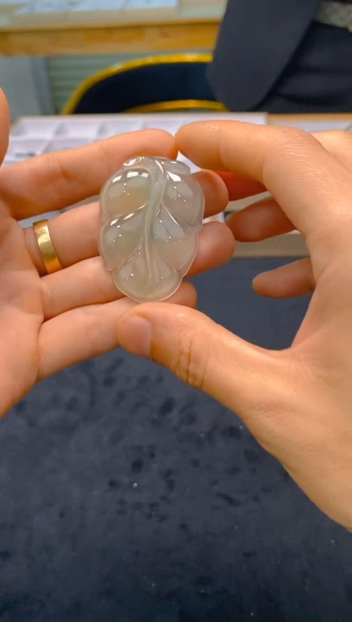 【闪购商品】石英质玉颈饰未镶嵌冰美人非洲翠008