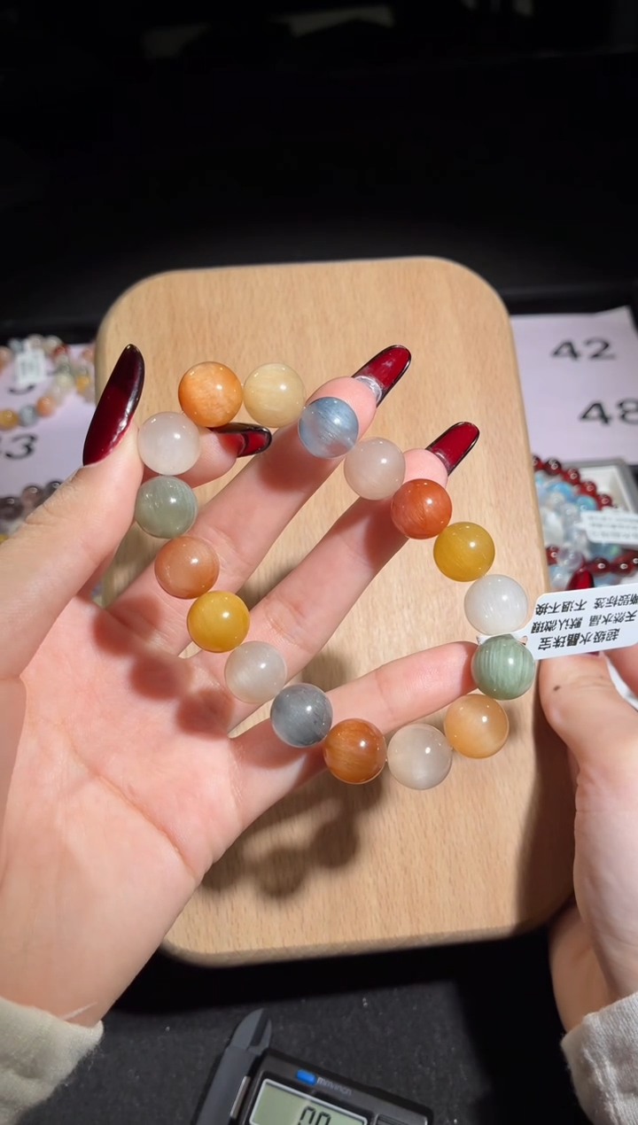 未镶嵌手链水晶40号多样性发一C  12+