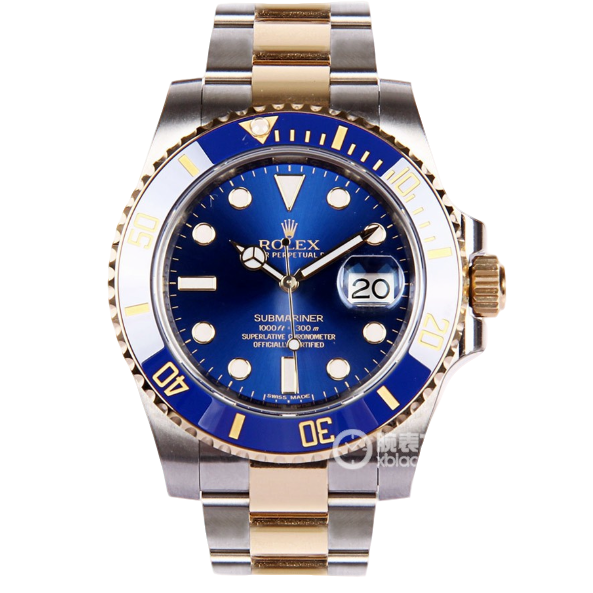 99新 Rolex/劳力士 潜航者型116613 间金蓝 40mm 自动机械