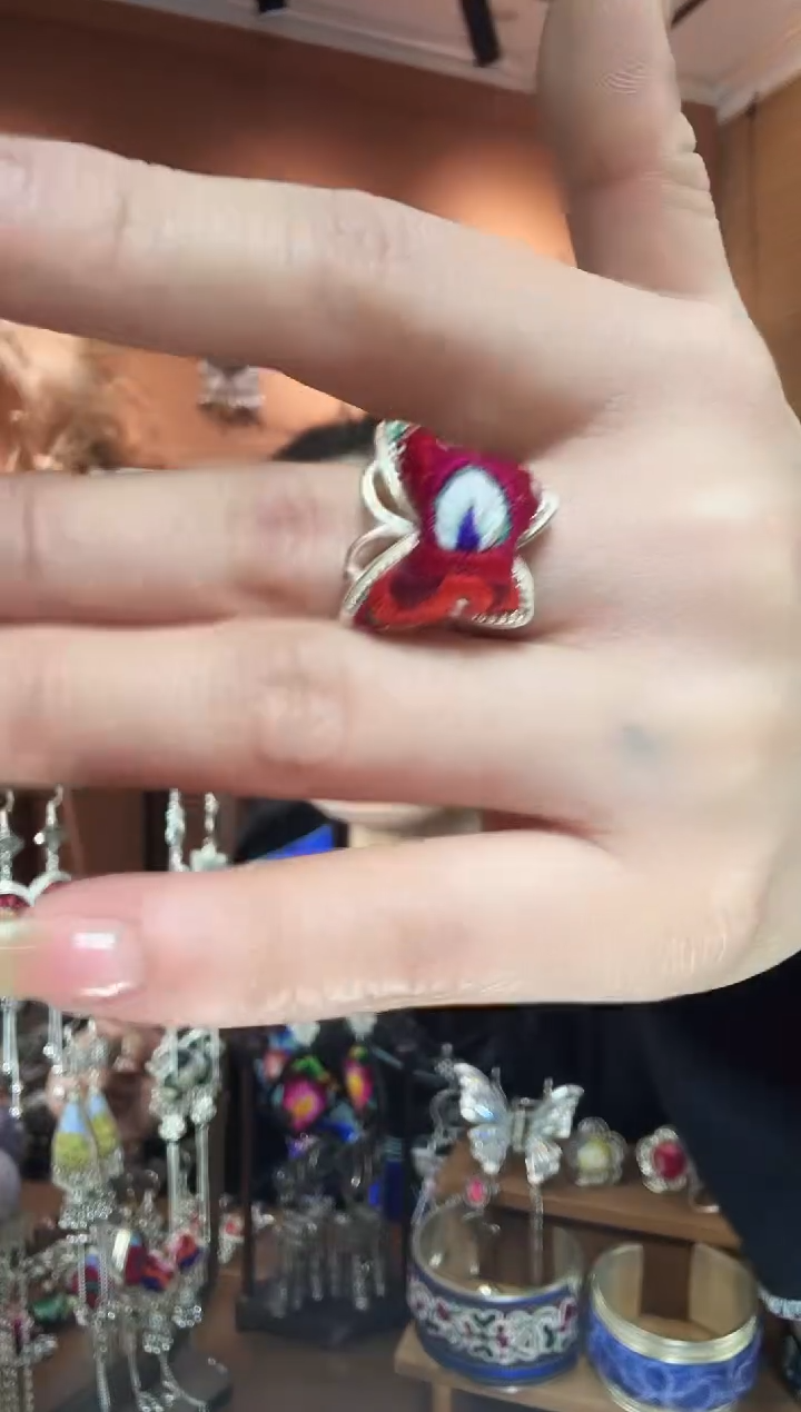 刺绣纯手工民族风戒指