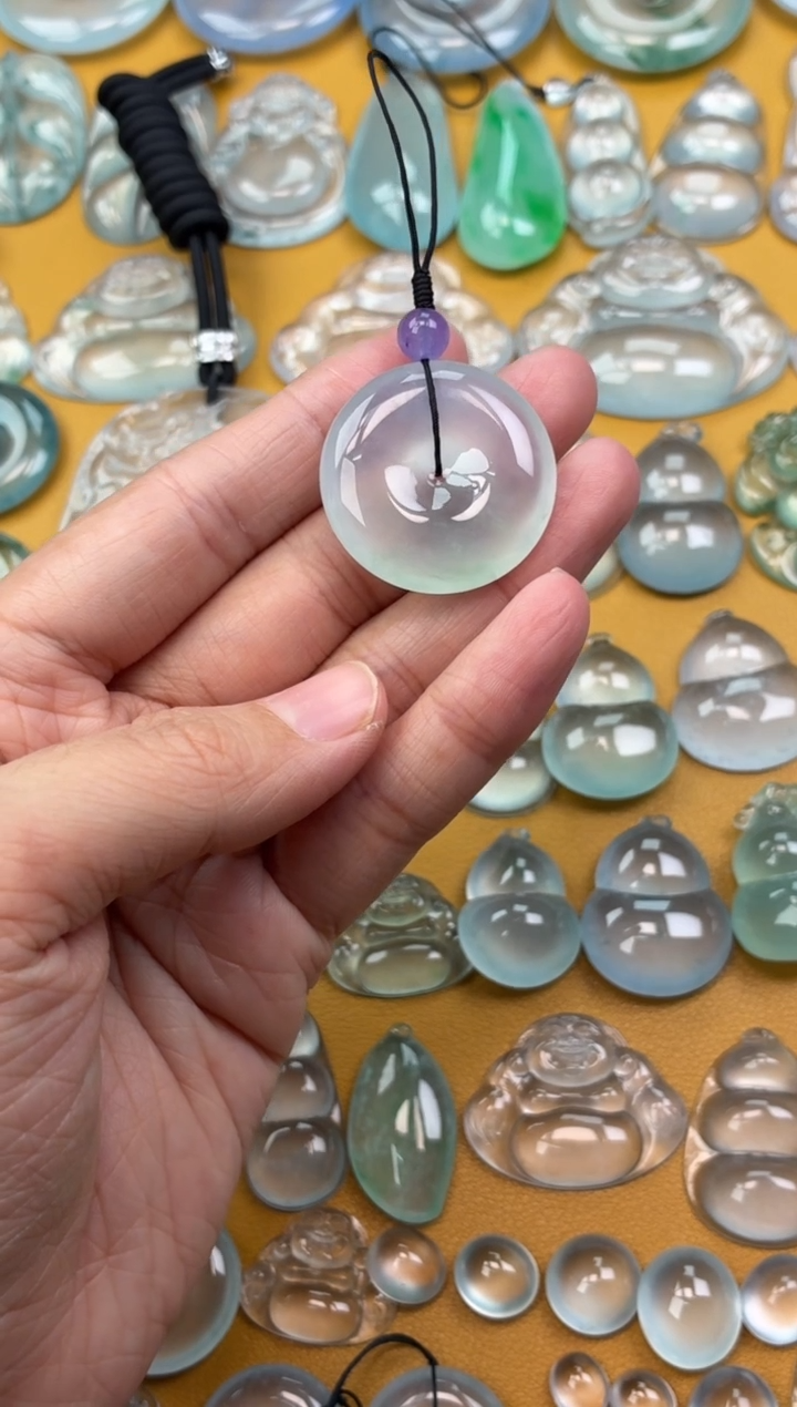 吊坠(不含链)未镶嵌翡翠46 平安扣 28.5 6.0