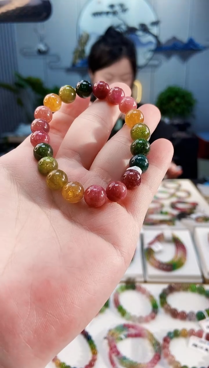 【闪购商品】碧玺手链未镶嵌G2384单圈颜色微差发1