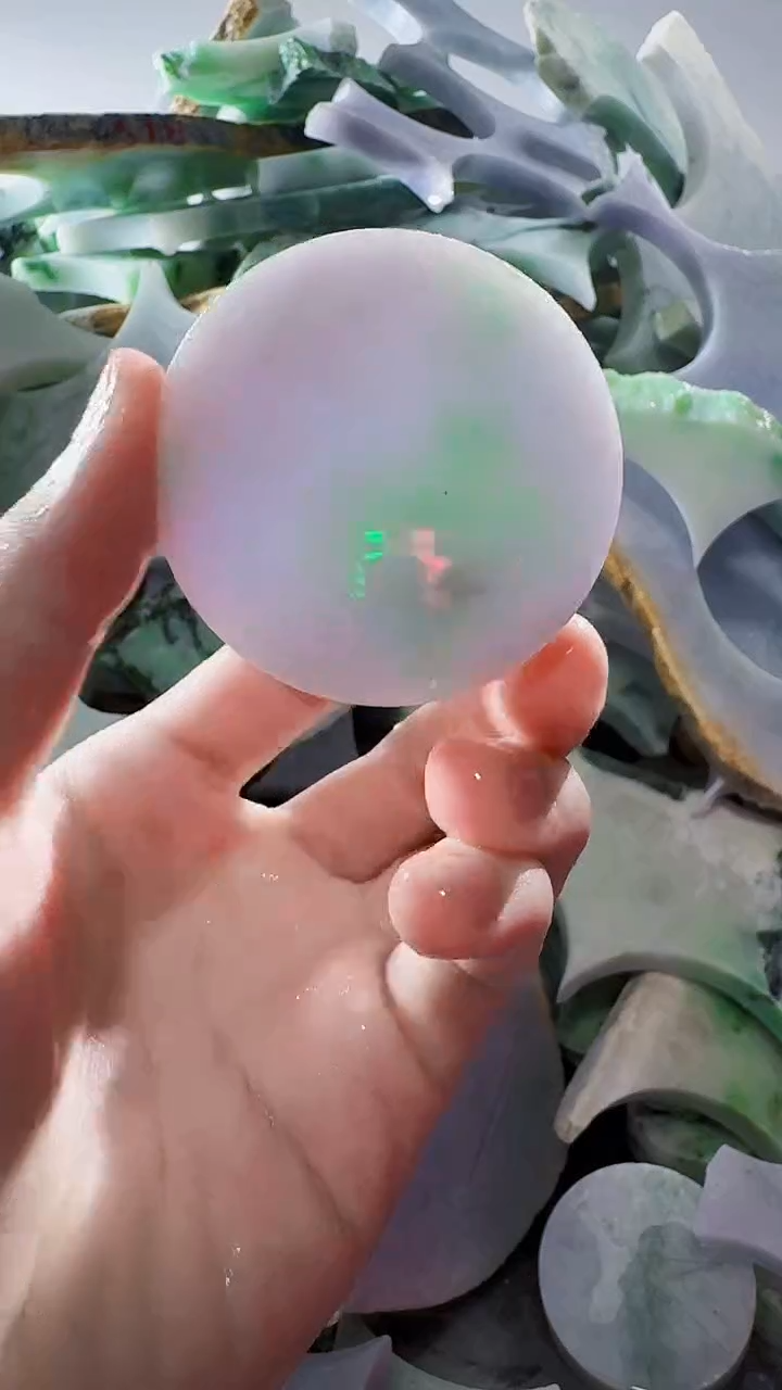 裸石翡翠缅甸翡翠A货文3417