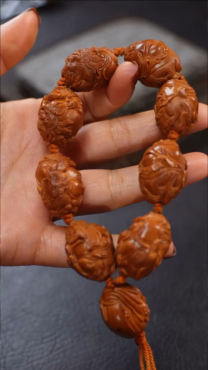 手串/手链橄榄核九林核雕文玩作品