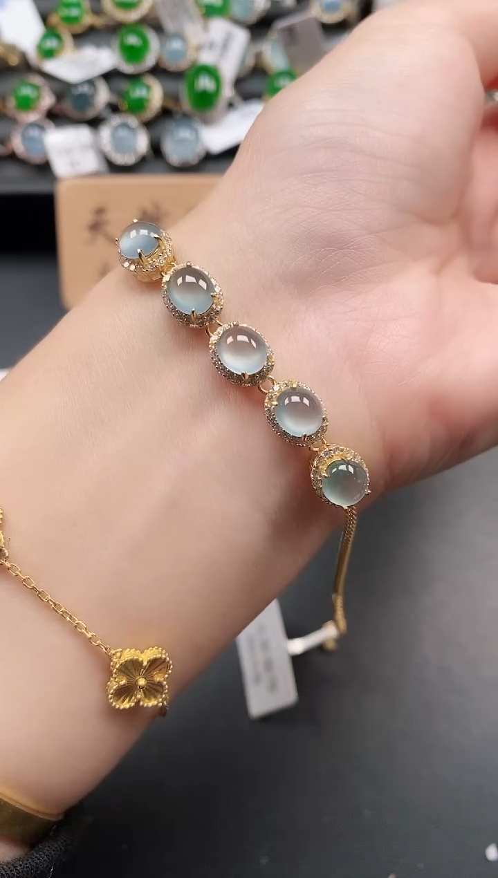 银S925镶嵌戒指翡翠1111