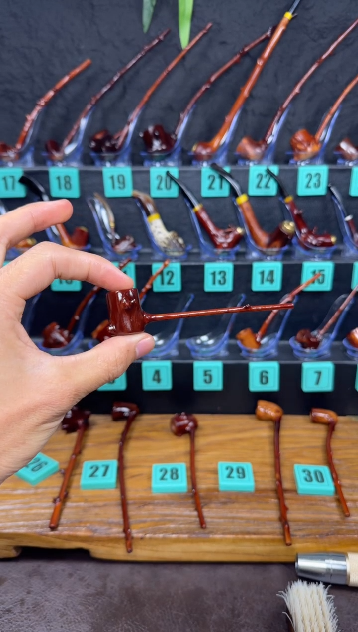 临**魚一物一图檬子木手工香烟嘴