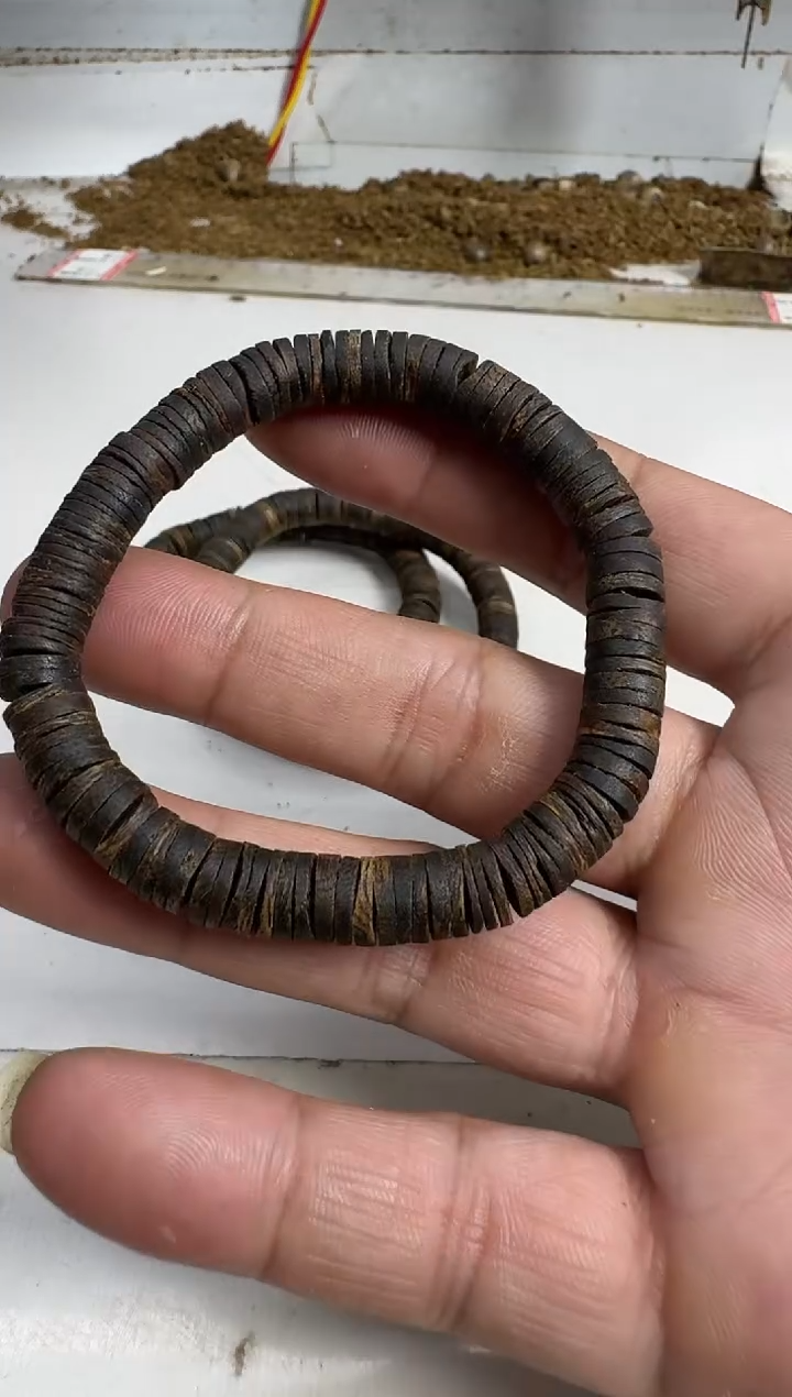 沉香手串0.8规格单圈片珠9克沉水