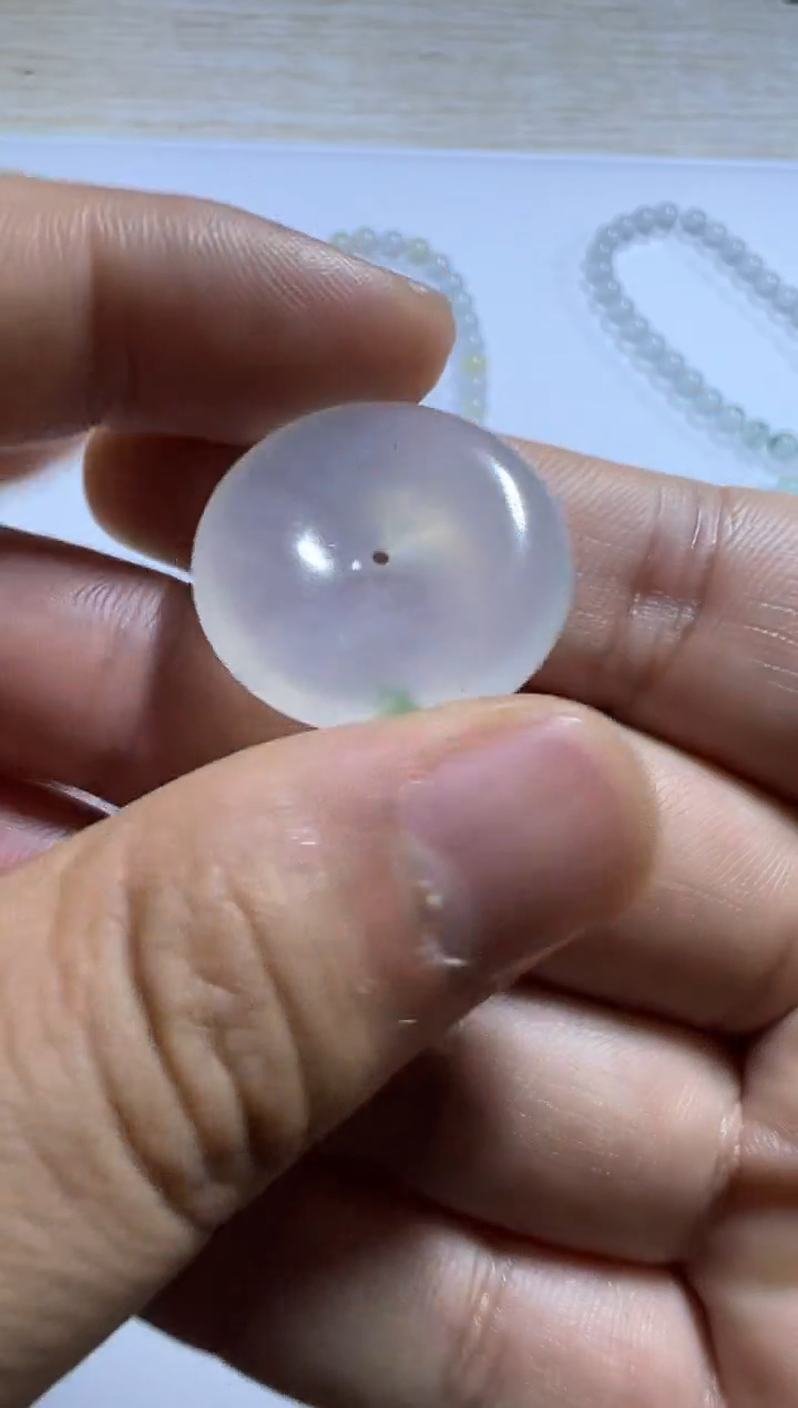 未镶嵌定制翡翠平安扣