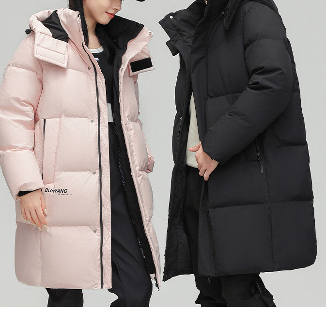 XIE4  镜面显瘦情侣保暖羽绒服5808