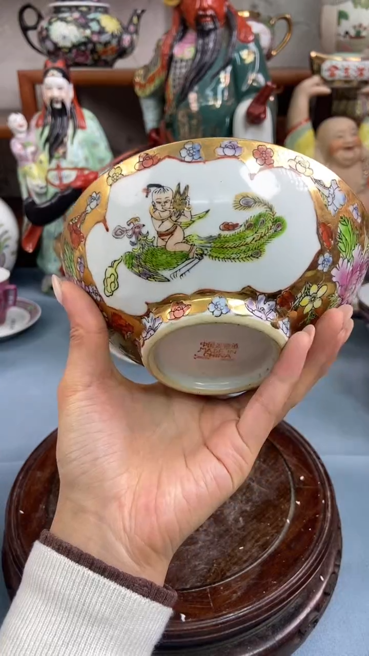 瓷片微瑕慎拍景德镇窑老厂瓷器单件