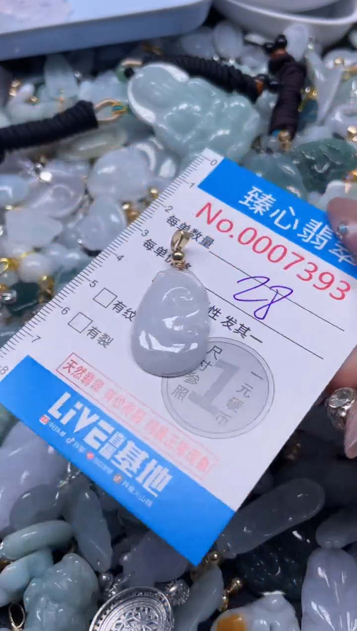 颈饰未镶嵌翡翠7393