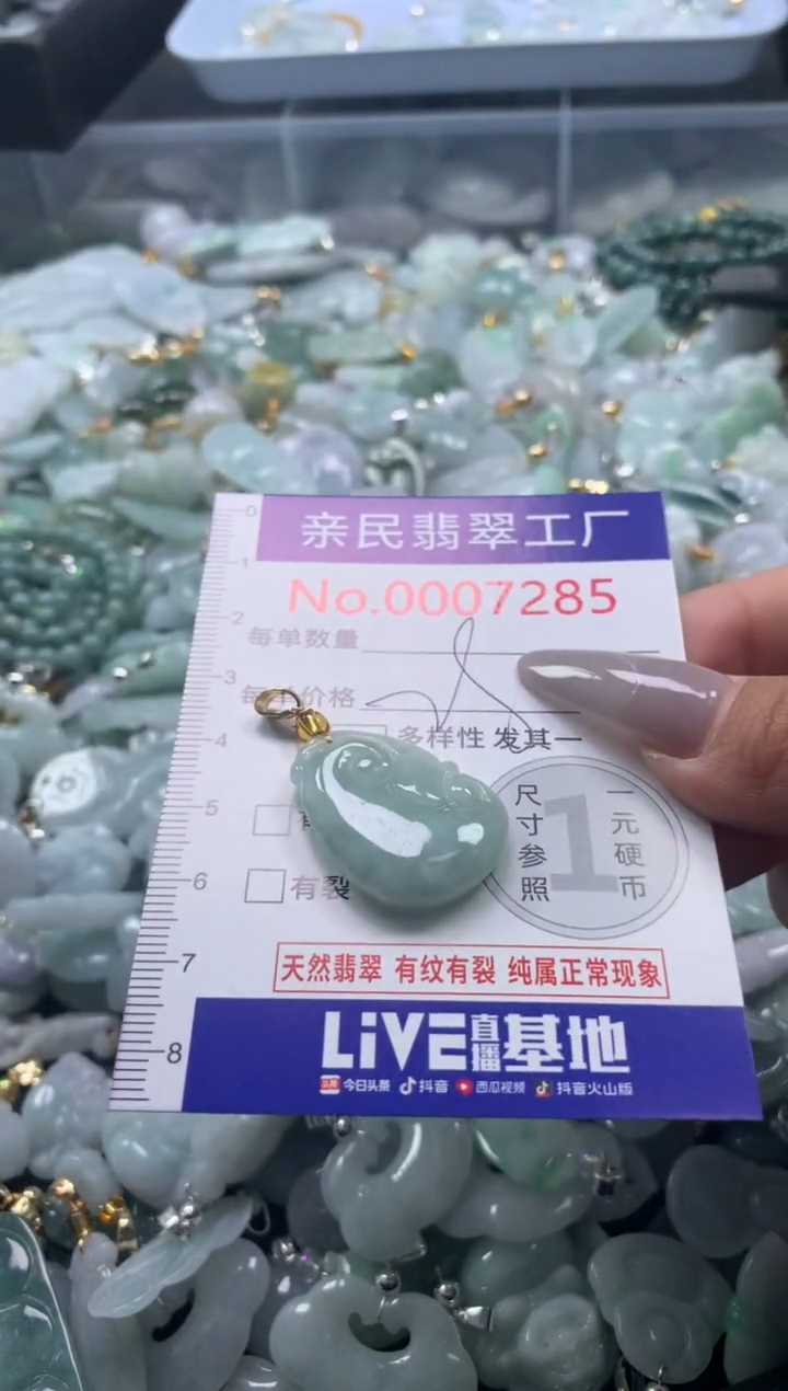 颈饰未镶嵌翡翠7285