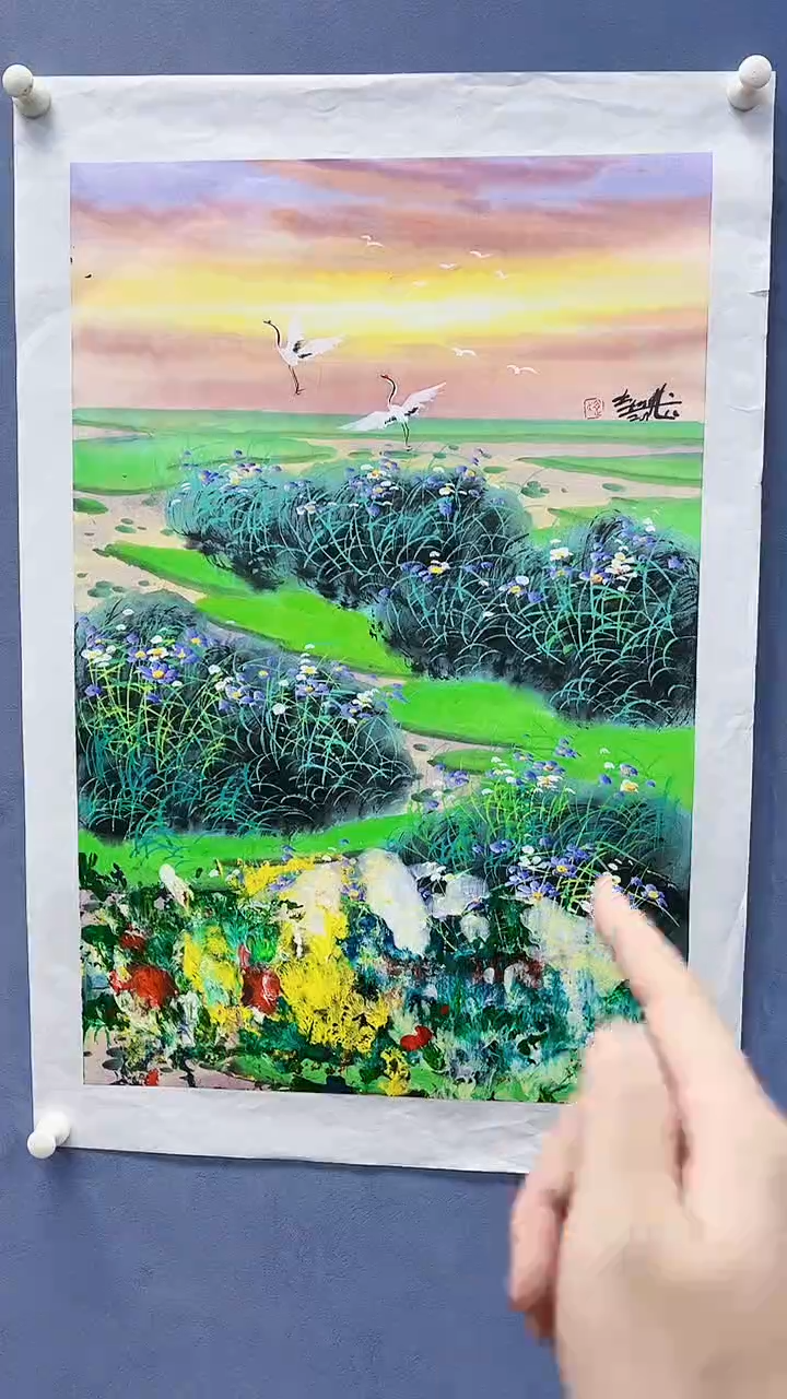 【闪购商品】绘画赵燮绘画2.7平尺抽象山水