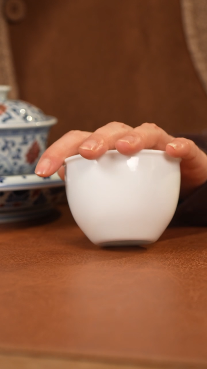 【闪购商品】杯景德镇白胎缸杯