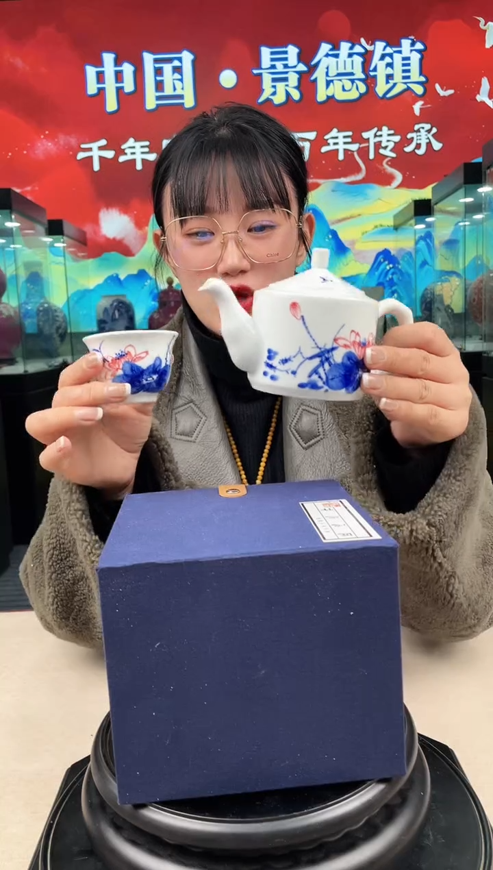 摆件瓷景德镇陶瓷21-4