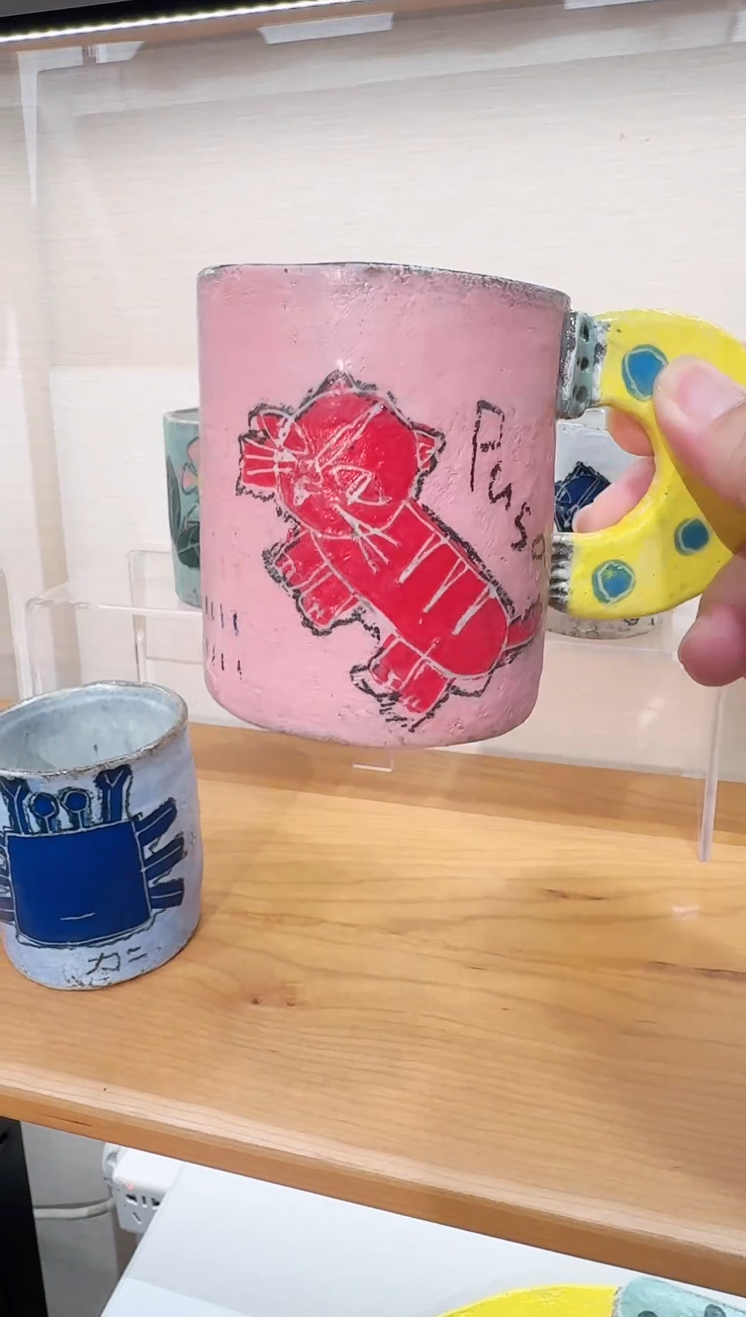 陶日本作家器手作器物岩元马克杯