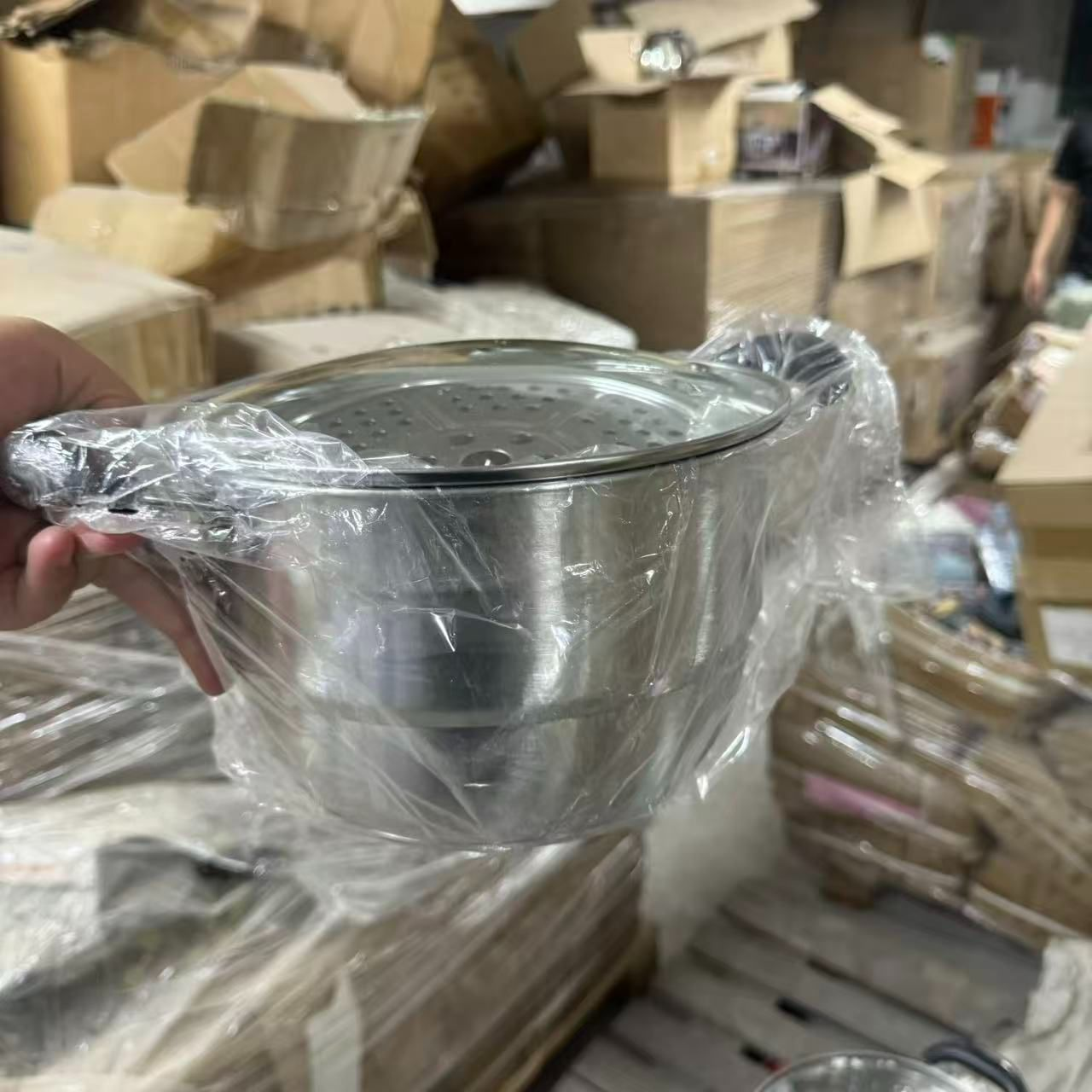 【孤品】深炖锅带蒸架【汤姆餐具福利专场】