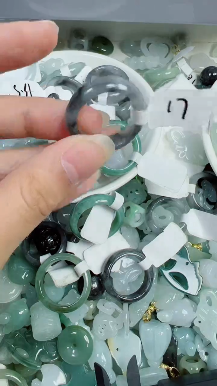 散珠翡翠369号链接，A货翡翠17