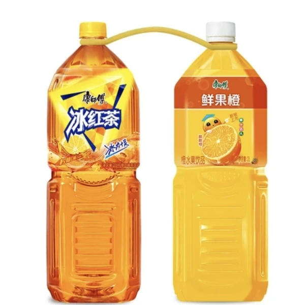 康师傅冰红茶2l升*2瓶/1瓶绿茶整箱大瓶鲜果橙茉莉蜜茶鲜果橙冰糖