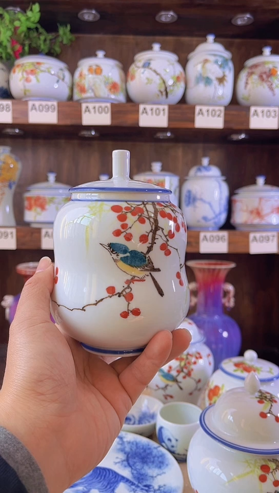 迎君陶瓷纯手工手绘   3
