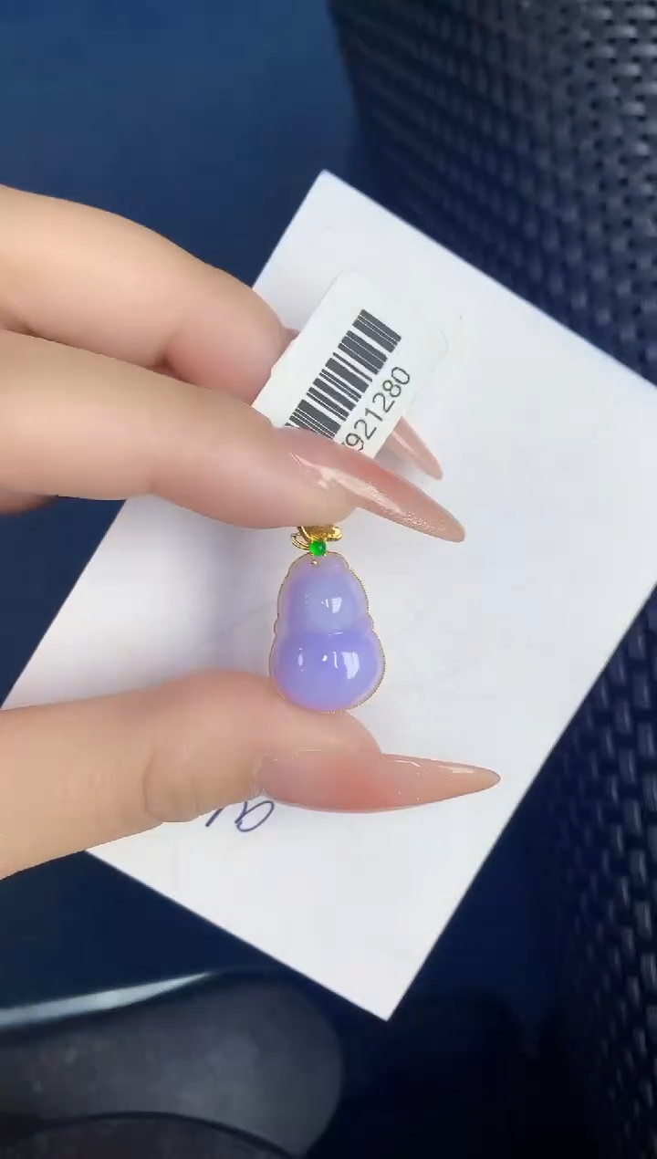 【闪购商品】翡翠颈饰18K金镶嵌000000000