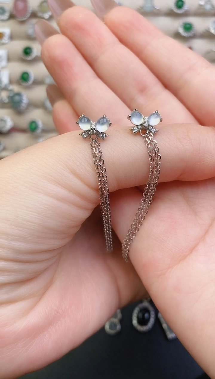 银S925镶嵌戒指翡翠0