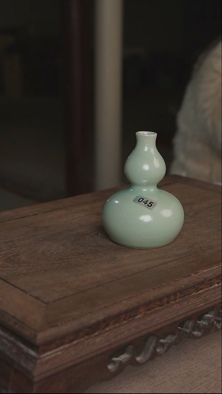 杯045号微天青葫芦摆件纯体验