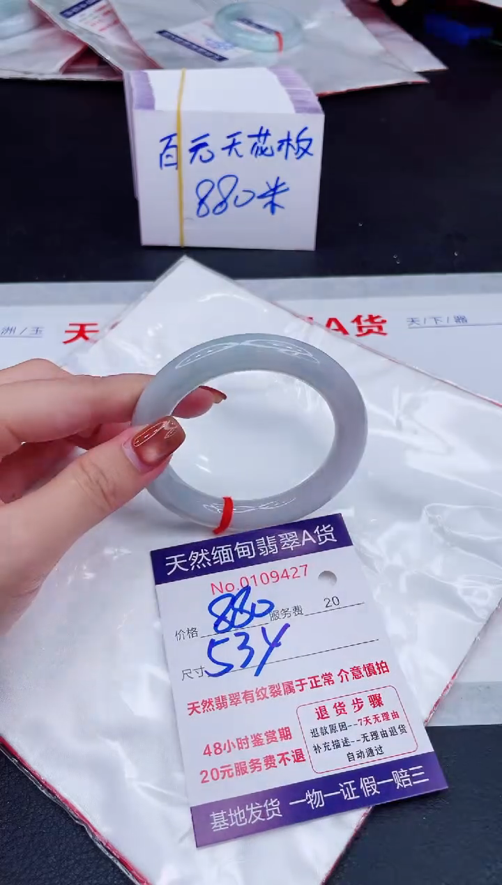 未镶嵌手镯翡翠880.00