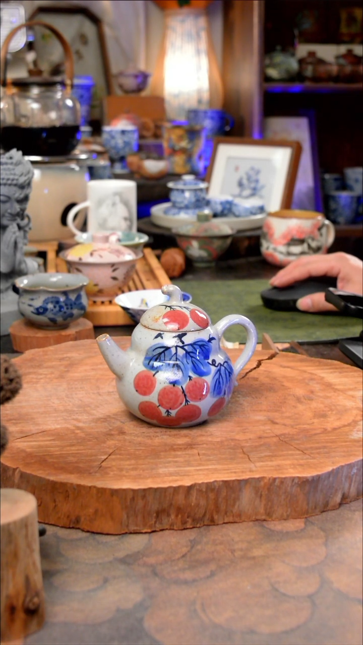 杯子陶葡萄手工手绘手工手绘