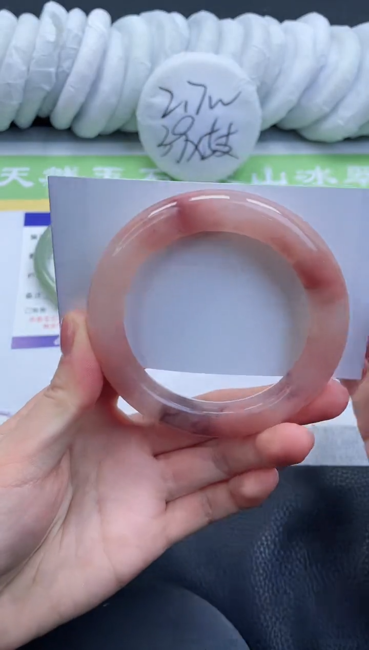 【闪购商品】石英质玉手镯未镶嵌A163-56+