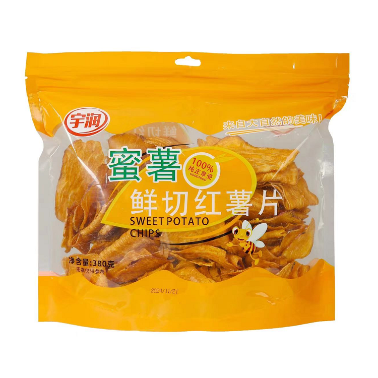 宇润蜜薯鲜切红薯片 380g/份
