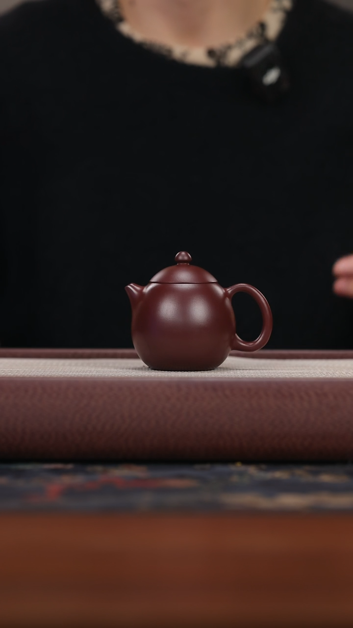 【闪购商品】紫砂茶壶HD龙血砂 龙蛋150cc