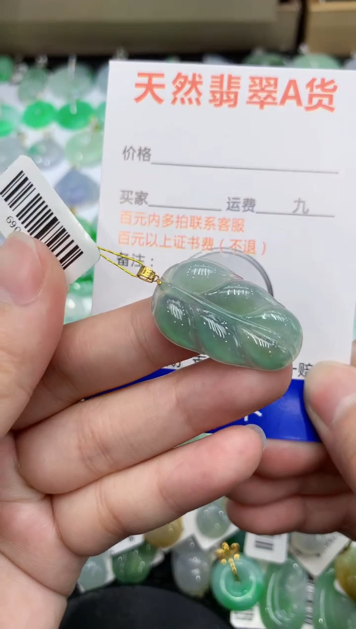 【闪购商品】翡翠颈饰18K金镶嵌111111111111