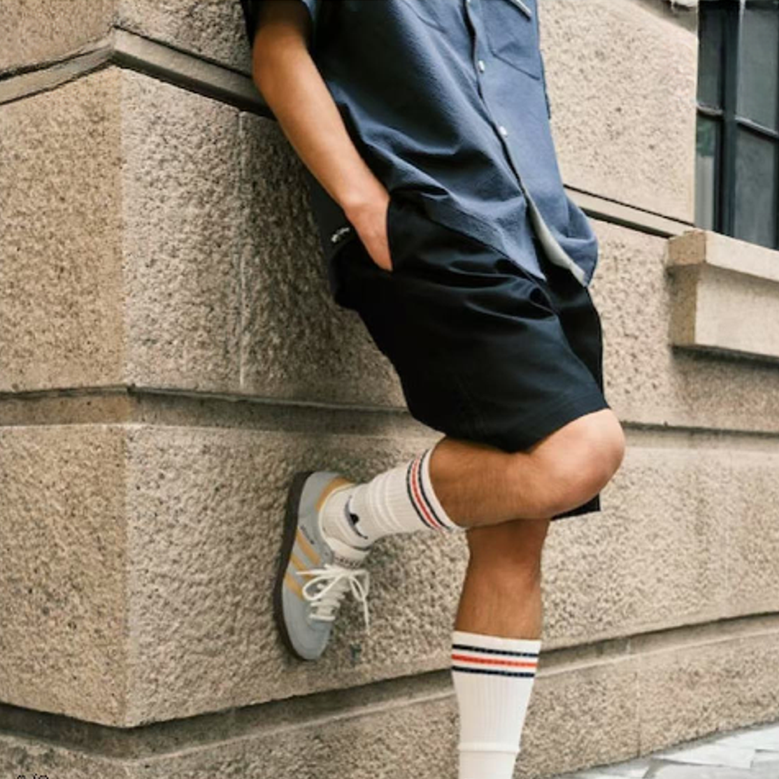 adidas/阿迪达斯男子梭织休闲跑步训练宽松运动户外短裤 KG6693