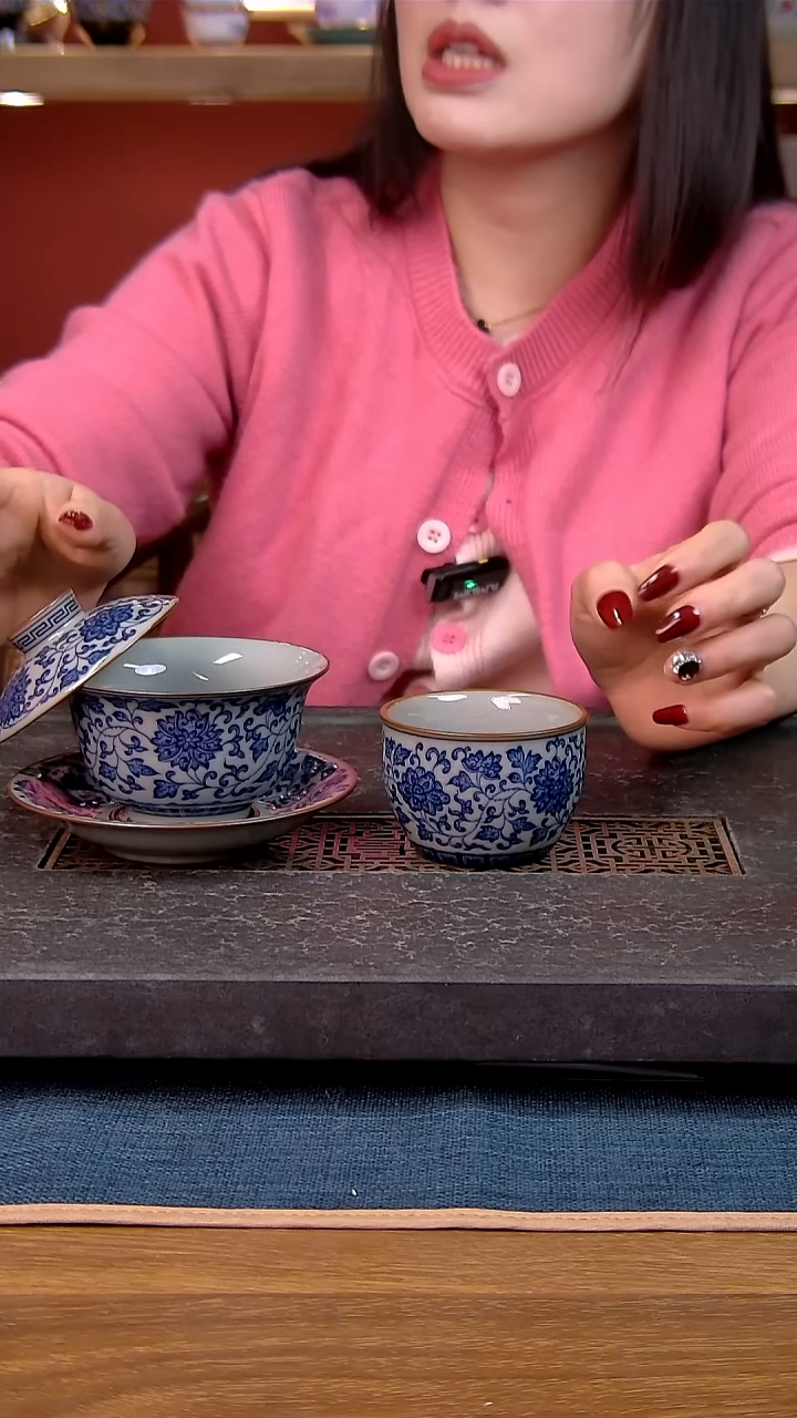 简装家用款2件套 老陶泥开片纹陶瓷茶具
