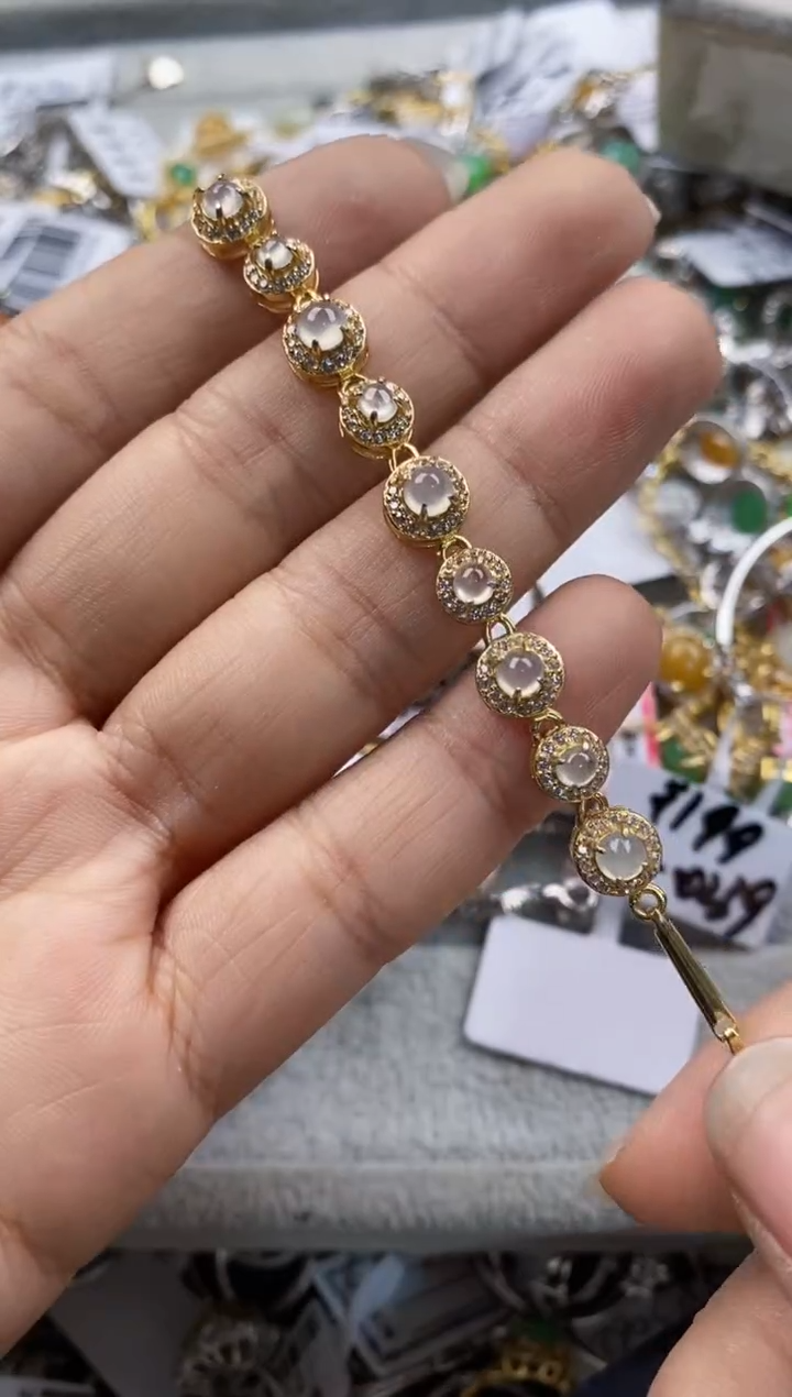 银S925镶嵌戒指翡翠11-11---2